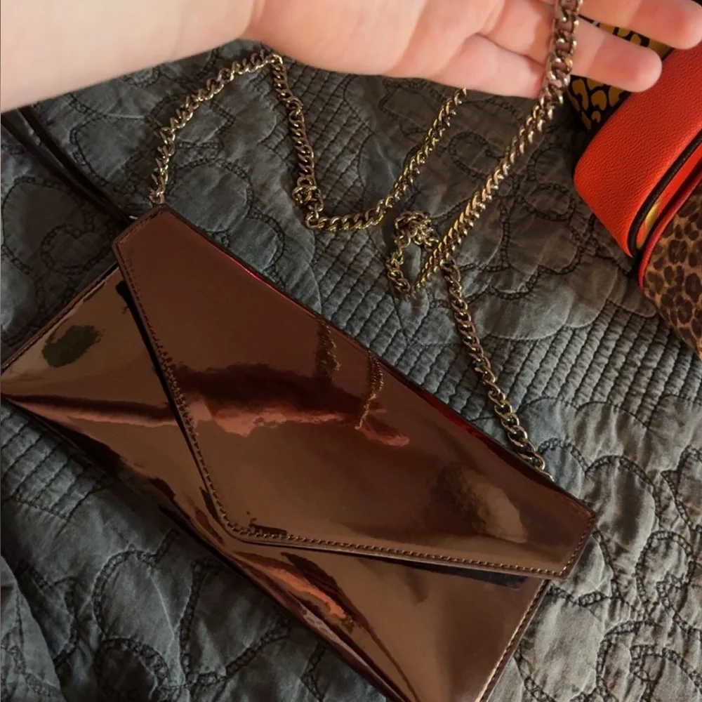 Aldo Shiny Copper Clutch - Picture 4 of 4